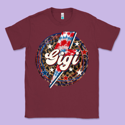 Western Gigi Patriotic Classic Tee Designed By Lillyallendesigns