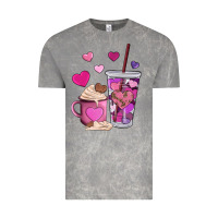 Cloud Rock valentines day heart coffe Vintage Tee - AdoDesignShop