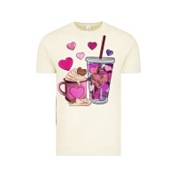 Vintage Arctic valentines day heart coffe Vintage Tee - AdoDesignShop