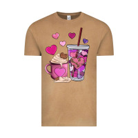 Vintage Camel valentines day heart coffe Vintage Tee - AdoDesignShop