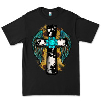 Black cross gemstone wings Premium Tee - RanaPortraitStore