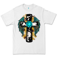 White cross gemstone wings Premium Tee - RanaPortraitStore