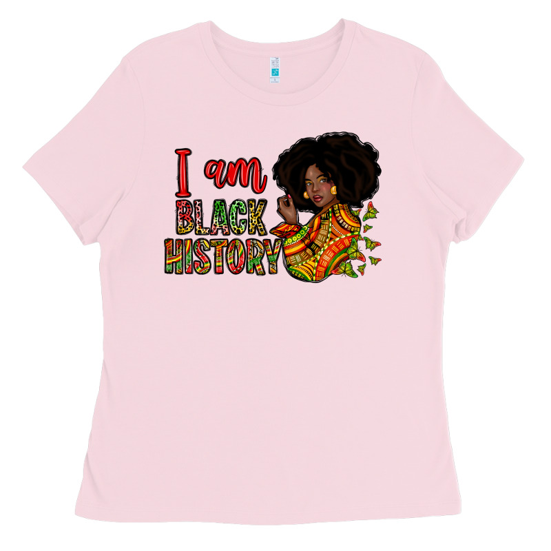 I Am Black History Ladies Tee by Zillion Design Studio | Teevron