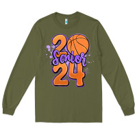 Army Green senior 2024 basketball Long Sleeve Tee - MaliasSmallBusiness