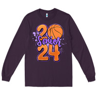 Plum senior 2024 basketball Long Sleeve Tee - MaliasSmallBusiness