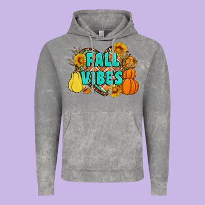 Fall Vibes Vintage Hoodie Designed By Artiststas