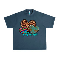 Midnight Navy hearts mama Urban Heavy Tee - Artiststas