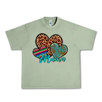 Oil Green hearts mama Urban Heavy Tee - Artiststas