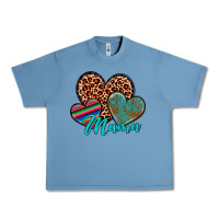 Pebble Blue hearts mama Urban Heavy Tee - Artiststas