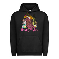 Pigment Black Happy Easter western Easter Day Urban Hoodie - CowGirlArtShop