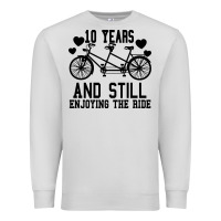 10 Years And Still Enjoying The Ride Premium Sweatshirt | Teevron