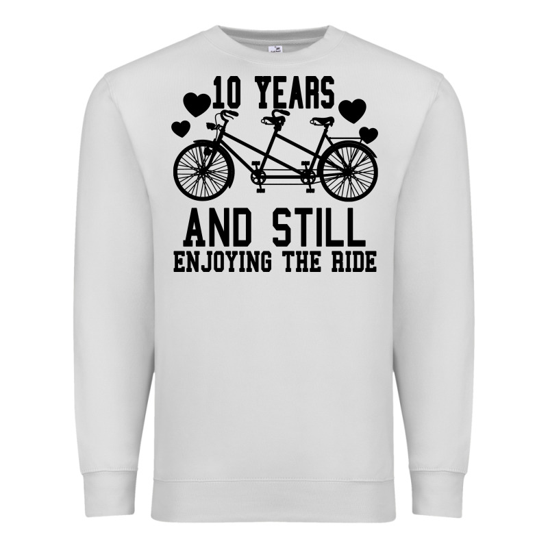 10 Years And Still Enjoying The Ride Premium Sweatshirt by Bettercallsaul | Teevron
