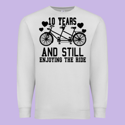 10 Years And Still Enjoying The Ride Premium Sweatshirt Designed By Bettercallsaul