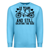 Ocean Blue 10 Years And Still Enjoying The Ride Premium Sweatshirt - Bettercallsaul