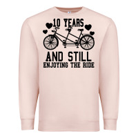 Pale Pink 10 Years And Still Enjoying The Ride Premium Sweatshirt - Bettercallsaul