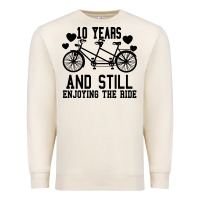 Sandshell 10 Years And Still Enjoying The Ride Premium Sweatshirt - Bettercallsaul