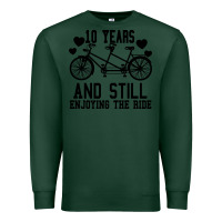 Sports Green 10 Years And Still Enjoying The Ride Premium Sweatshirt - Bettercallsaul