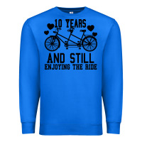 True Royal 10 Years And Still Enjoying The Ride Premium Sweatshirt - Bettercallsaul