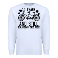 White 10 Years And Still Enjoying The Ride Premium Sweatshirt - Bettercallsaul