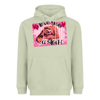 Matcha Valentine Sloth Heavyweight Hoodie - Bettercallsaul