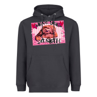 Smoke Valentine Sloth Heavyweight Hoodie - Bettercallsaul