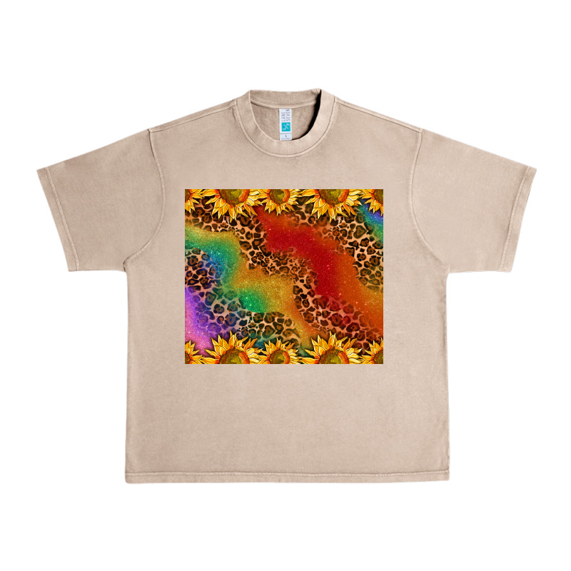 Pride Sunflower  Rainbow Leopard Urban Heavy Tee by AdoDesignShop | Teevron