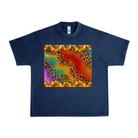 Navy pride sunflower  rainbow leopard Urban Heavy Tee - AdoDesignShop