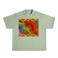Oil Green pride sunflower  rainbow leopard Urban Heavy Tee - AdoDesignShop