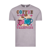 Vintage Zinc valentines day coffe is my valentine Vintage Tee - AdoDesignShop