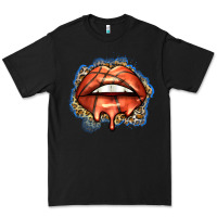 Black basketball lips Premium Tee - Zillion Design Studio