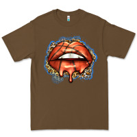 Cacao basketball lips Premium Tee - Zillion Design Studio