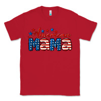 Red American Mama Classic Tee - LillyAllenDesigns