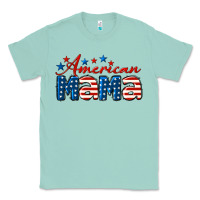 Seafoam American Mama Classic Tee - LillyAllenDesigns