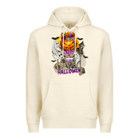 Sandshell Happy Halloween with Skeleton Premium Hoodie - texasbilliewilder