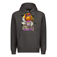 Happy Halloween With Skeleton Premium Hoodie | Teevron
