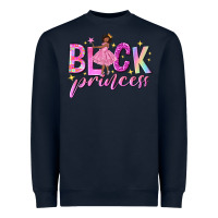 Navy black princess black girl Heavyweight Sweatshirt - NancyCooperArtShop