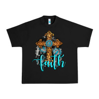 Black faith western turquoise Urban Heavy Tee - AdoDesignShop