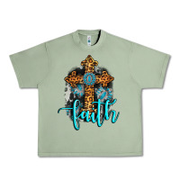 Oil Green faith western turquoise Urban Heavy Tee - AdoDesignShop