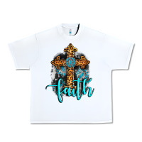 White faith western turquoise Urban Heavy Tee - AdoDesignShop