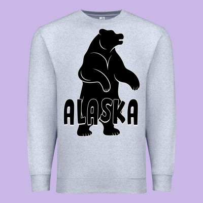 Alaska Bear Premium Sweatshirt Designed By Bettercallsaul