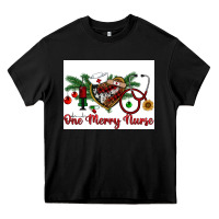 Black one merry nurse Heavy Core Tee - RanaPortraitStore