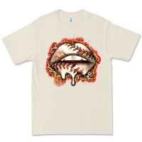 Bone baseball lips Premium Tee - Zillion Design Studio