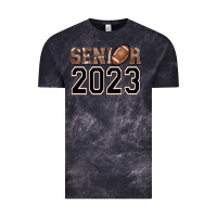 Cloud Black senior 2023 american football Vintage Tee - AdoDesignShop