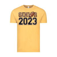 Vintage Mustard senior 2023 american football Vintage Tee - AdoDesignShop
