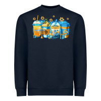 Navy hanukkah coffee Heavyweight Sweatshirt - Jasminsmagicworld