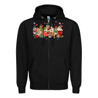 Black nutcracker coffee Zipper Hoodie - MaliasSmallBusiness