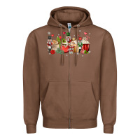 Chestnut nutcracker coffee Zipper Hoodie - MaliasSmallBusiness