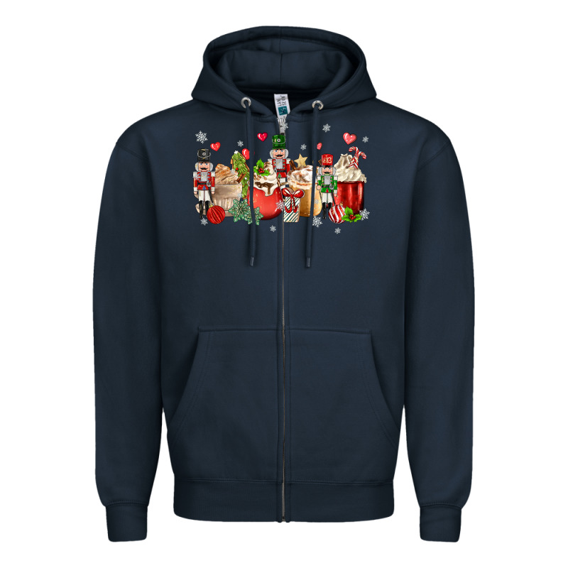 Nutcracker Coffee Zipper Hoodie by MaliasSmallBusiness | Teevron