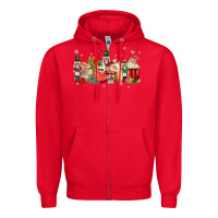 Red nutcracker coffee Zipper Hoodie - MaliasSmallBusiness
