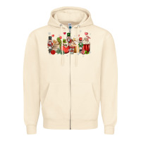 Sandshell nutcracker coffee Zipper Hoodie - MaliasSmallBusiness